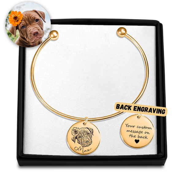 Custom Pet Portrait Bangle