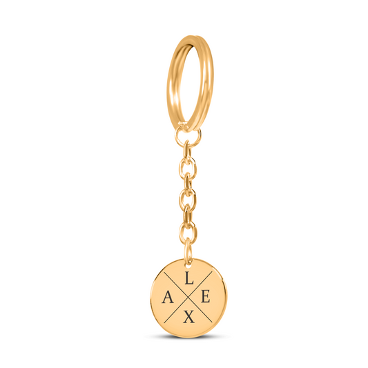 Custom Initials Keychain