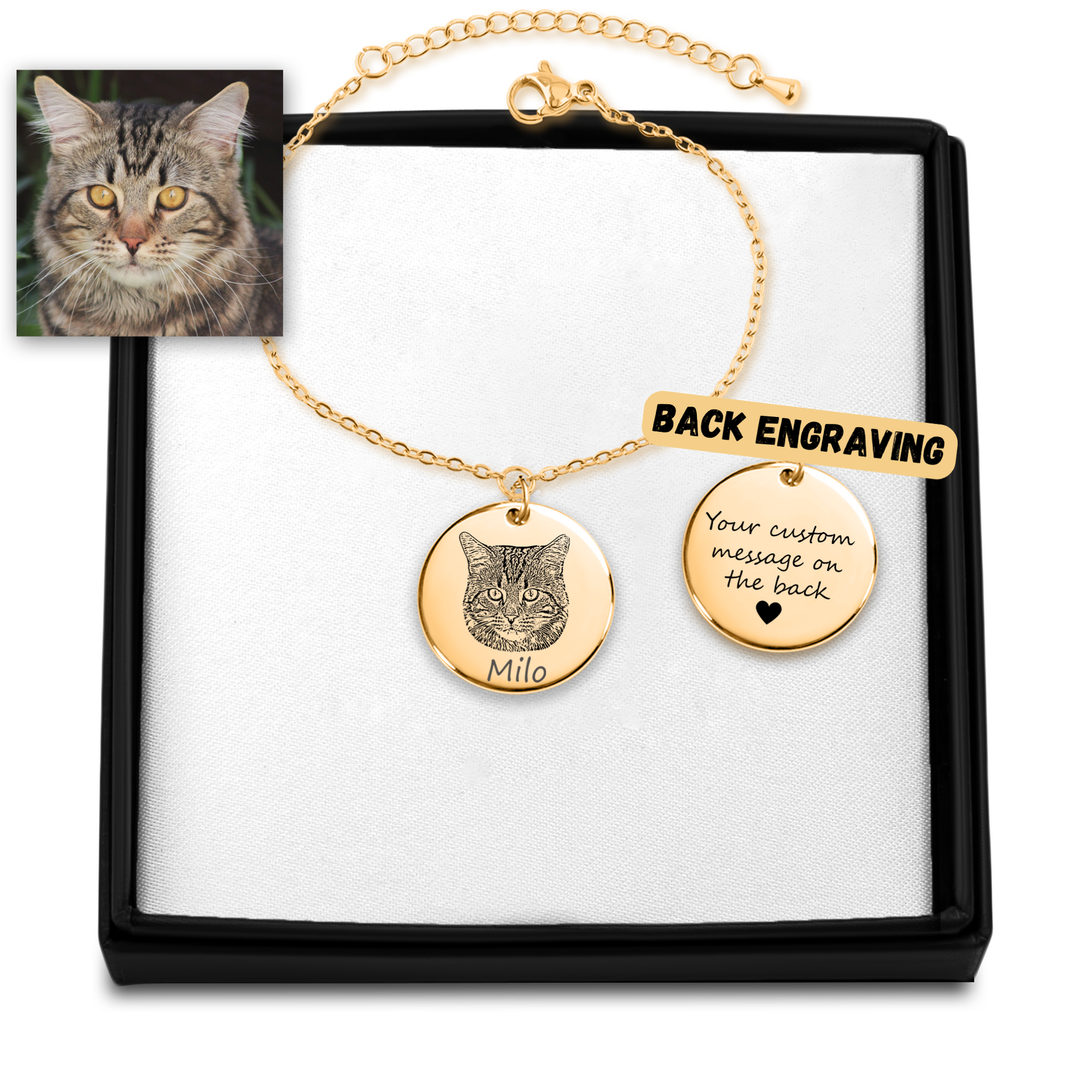 Custom Pet Portrait Bracelet