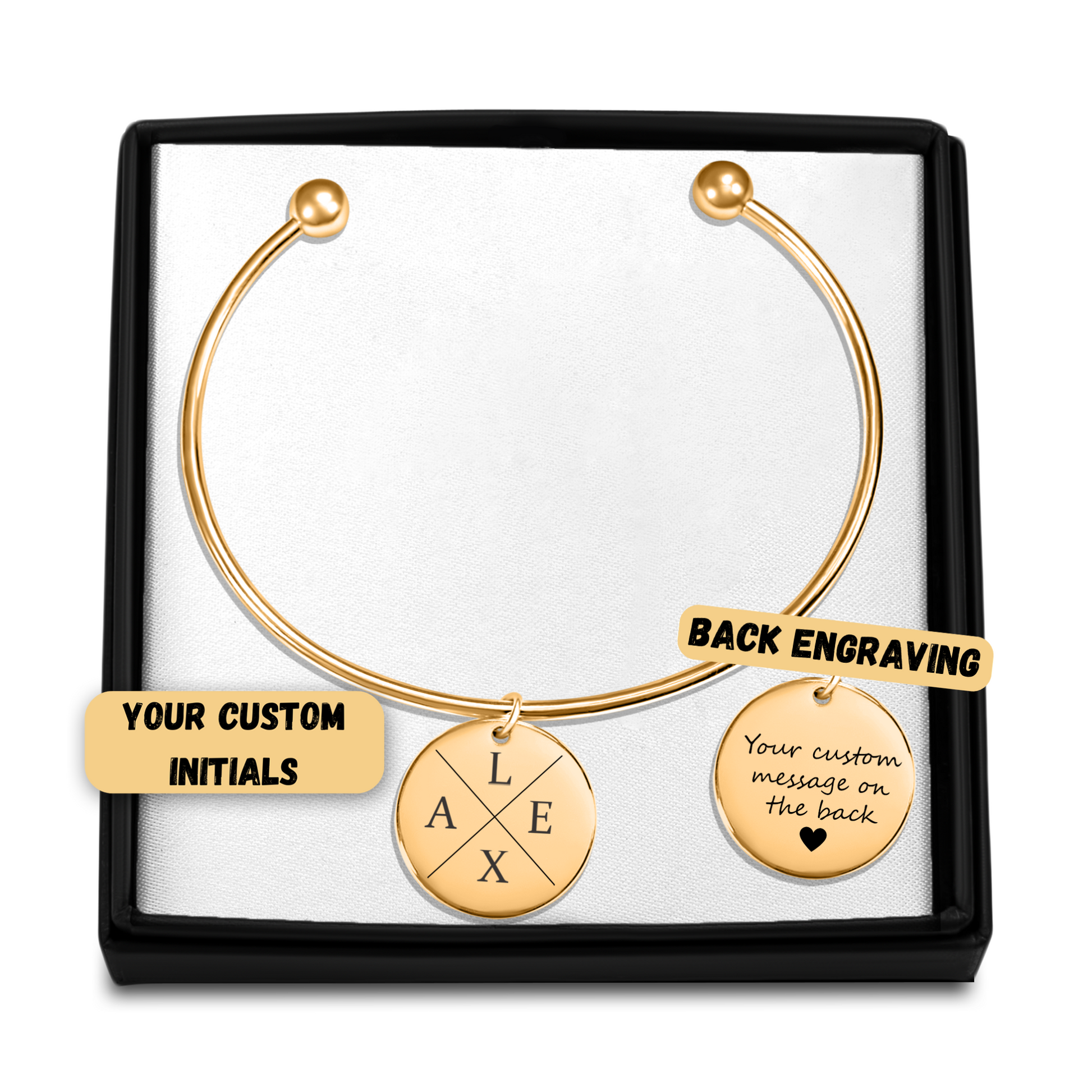 Custom Initials Bangle