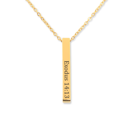 Custom Bible Verse Necklace