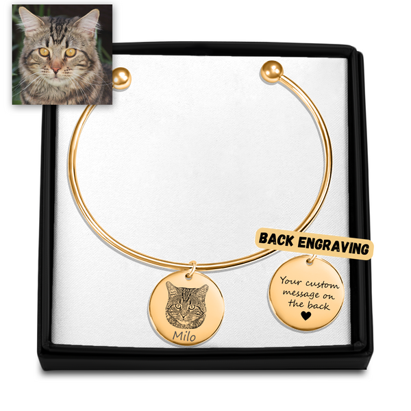 Custom Pet Portrait Bangle