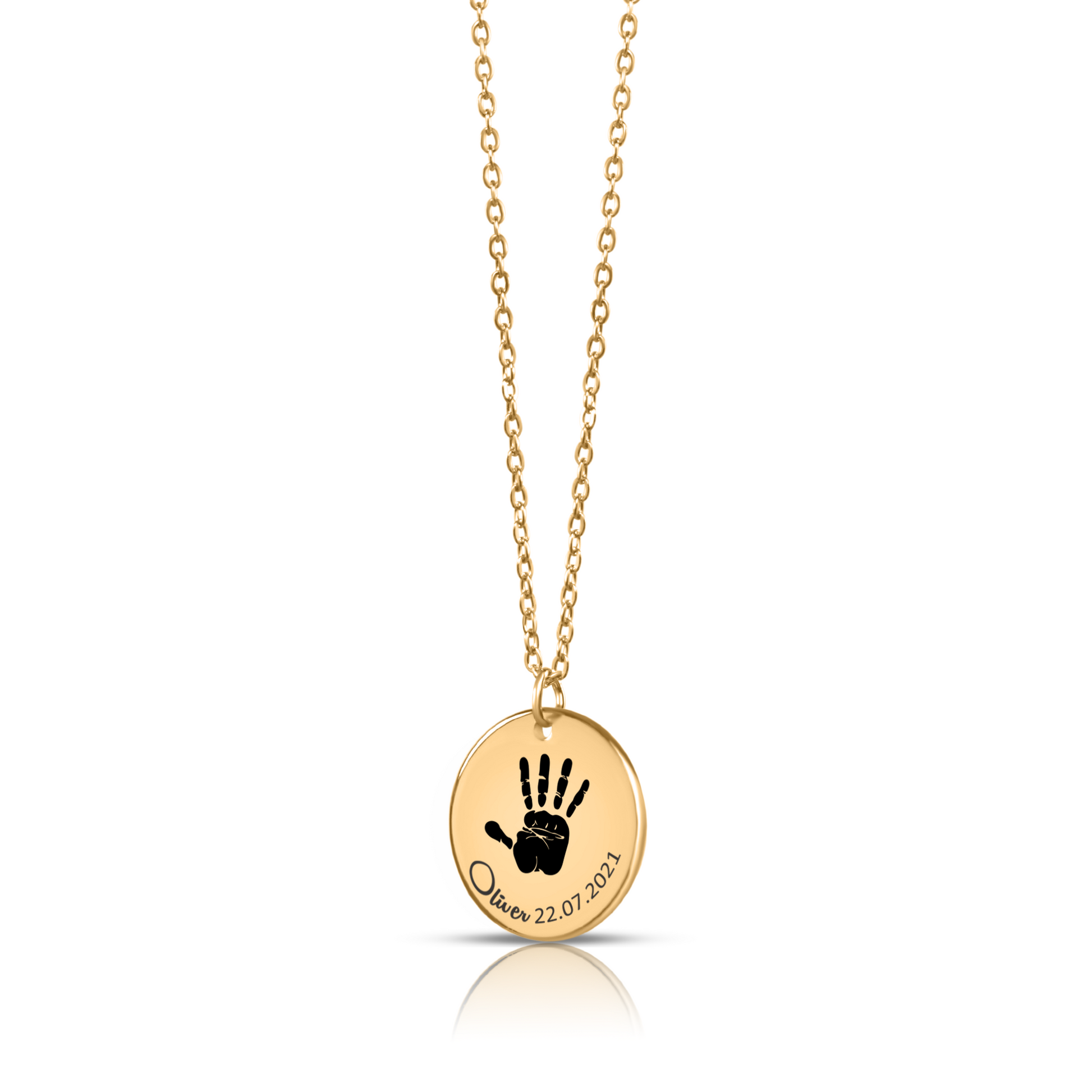 Custom Hand Print Necklace