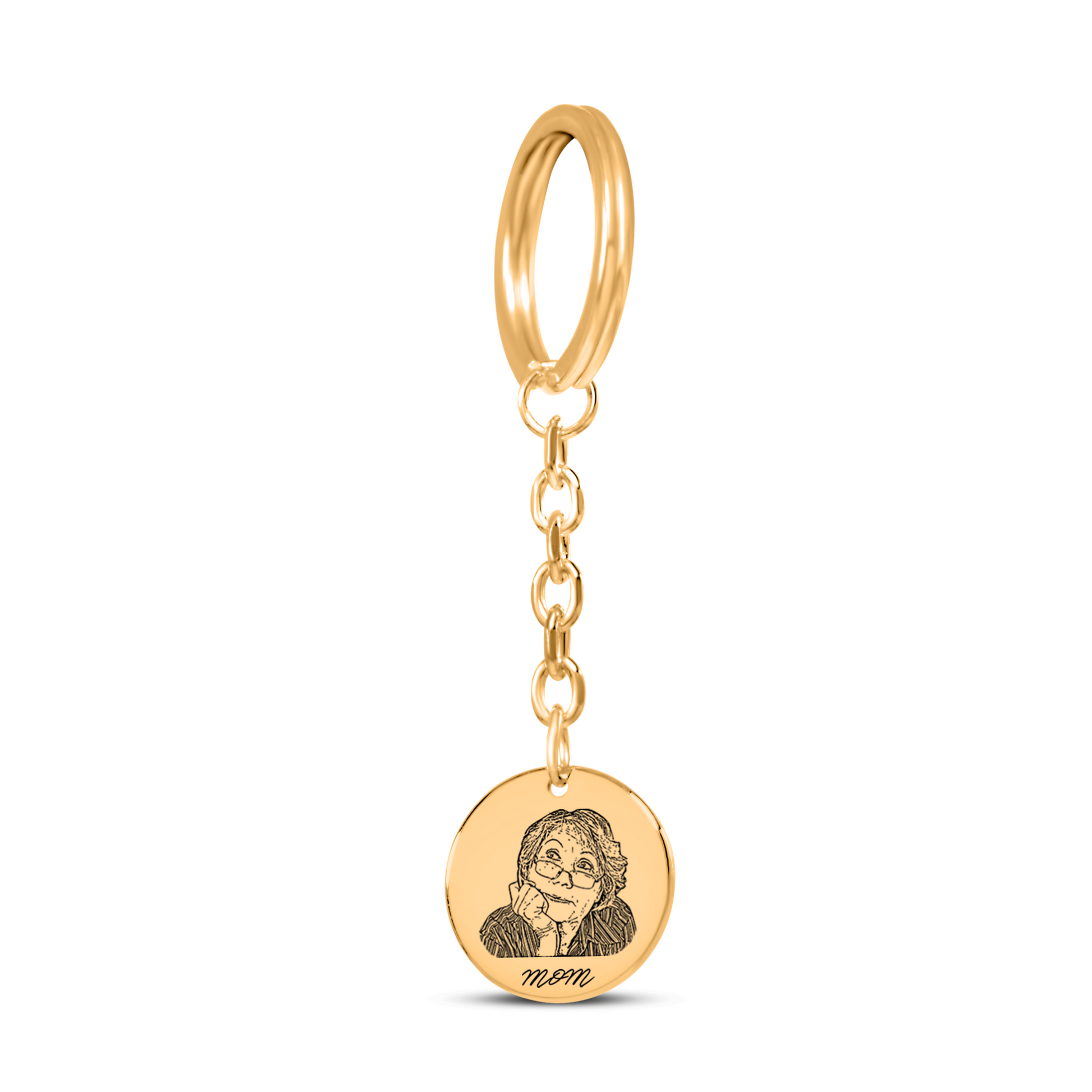 Custom Portrait Keychain