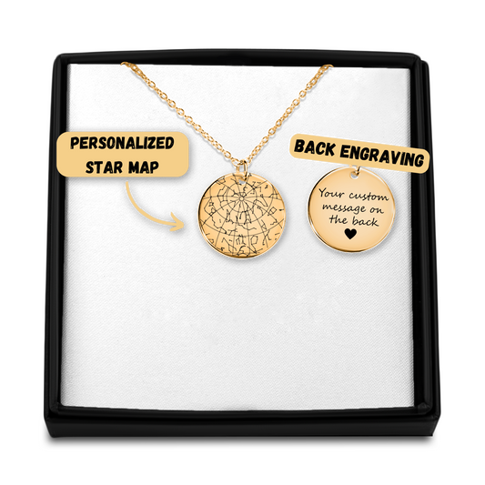 Custom Star Map Necklace