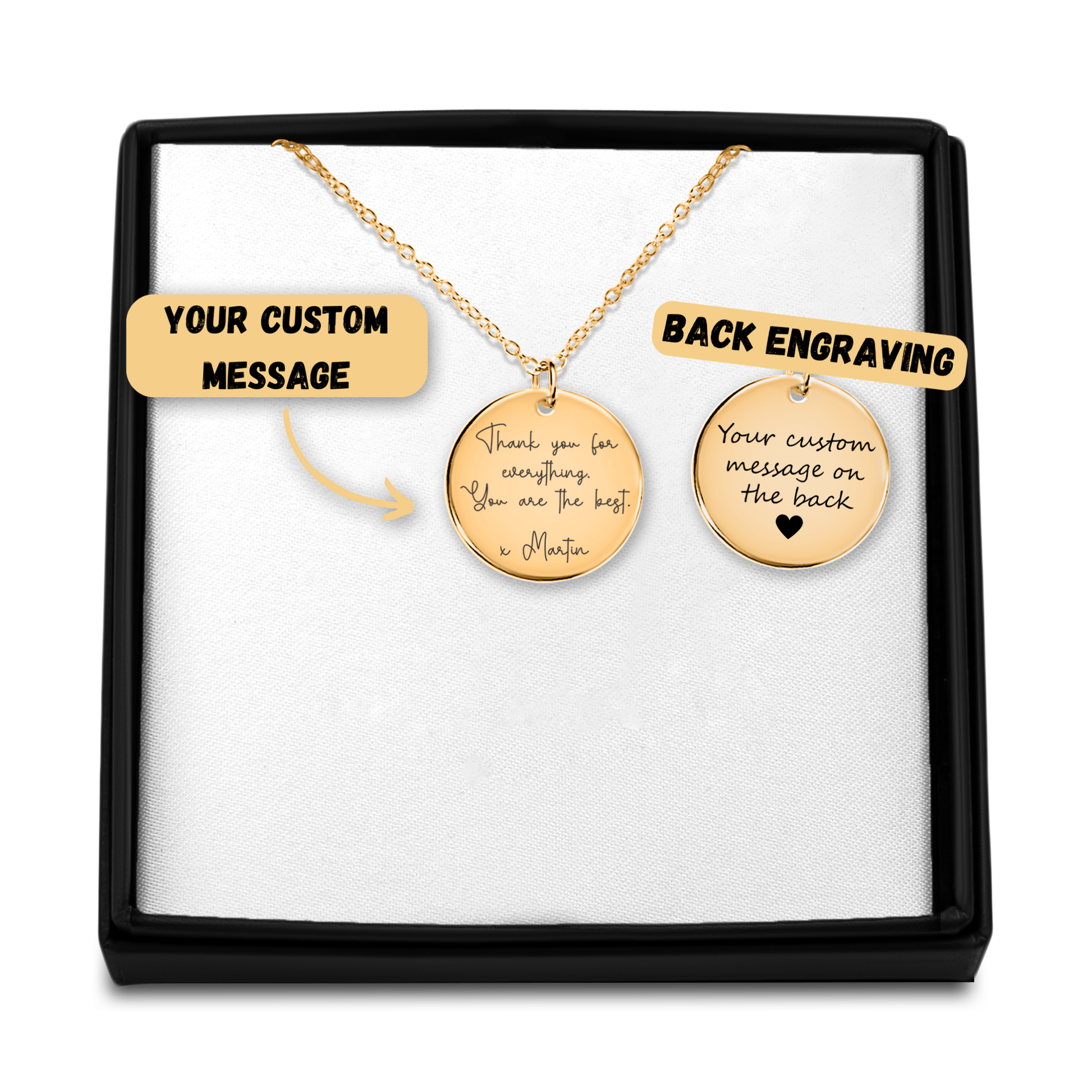 Custom Note Necklace